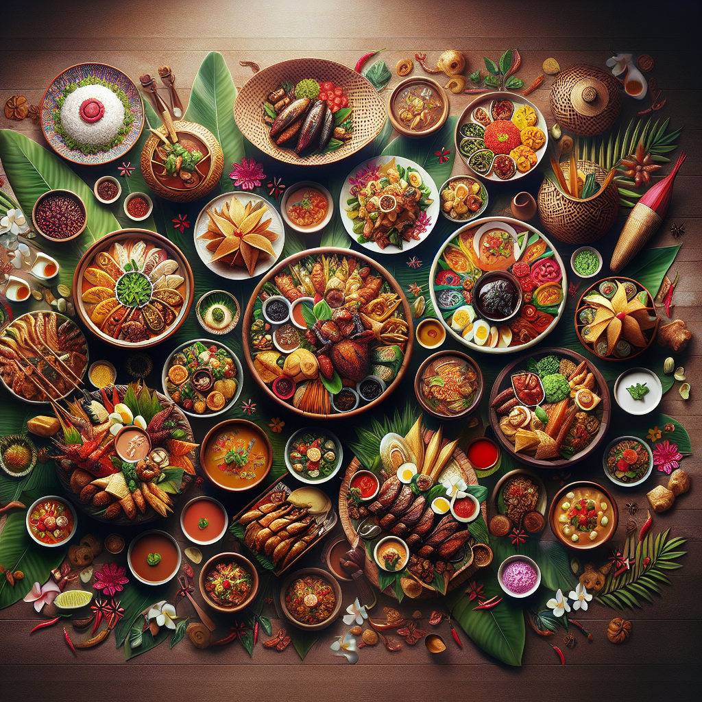 Keindahan Poster Makanan Tradisional Indonesia untuk Pecinta Kuliner